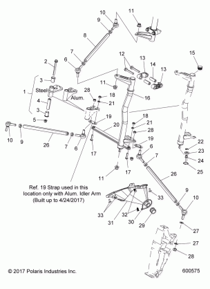 STEERING LOWER - S18EFK6PSL / PSA / PEB (600575)