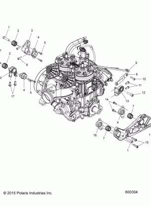 ENGINE MOUNTING - S18EFK6PSL / PSA / PEB (600304)