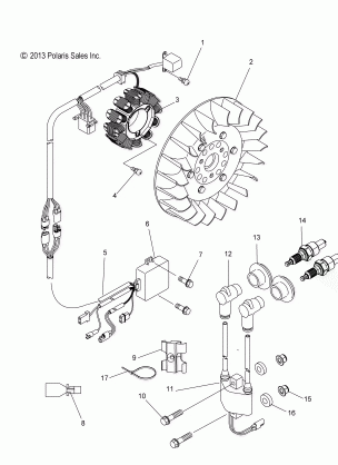 ELECTRICAL IGNITION SYSTEM - S18CED5 ALL OPTIONS (49SNOWMAGNETO14550)