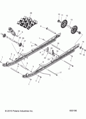 SUSPENSION REAR - S18EGK8P / EGM8P ALL OPTIONS (600196)