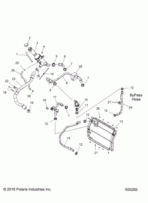 ENGINE COOLING SYSTEM - S18ELS8P ALL OPTIONS (600260)