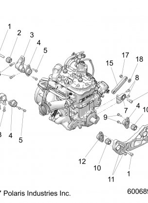 ENGINE MOUNTING - S18FJB8 / FJE8 / FJP8 ALL OPTIONS (600689C)