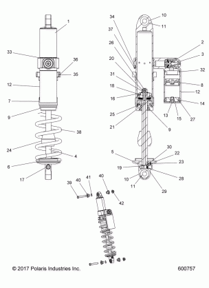 SUSPENSION SHOCK IFS - S18MBX6JSA / JEA (600757)