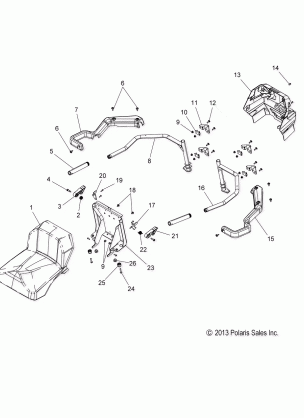 BODY PASSENGER SEAT and ARM REST ASM. - S18CEE5BSL (49SNOWSEAT14550PASS)