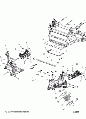 CHASSIS BULKHEAD ASM. - S18CEE5BSL (600781)