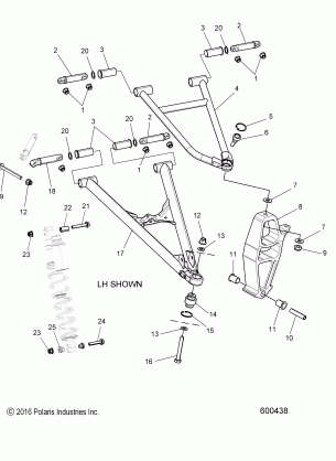 SUSPENSION CONTROL ARMS and SPINDLE - S18DDJ8PS ALL OPTIONS (600438)