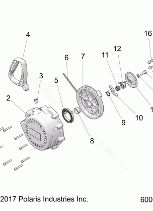 ENGINE RECOIL STARTER - S18FJB8 / FJE8 / FJP8 ALL OPTIONS (600677C)