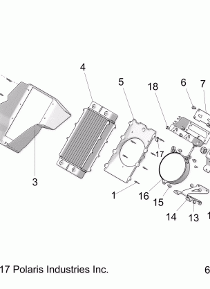 ENGINE COOLING SYSTEM RADIATOR / SHROUD - S18FJB8 / FJE8 / FJP8 ALL OPTIONS (600678C)