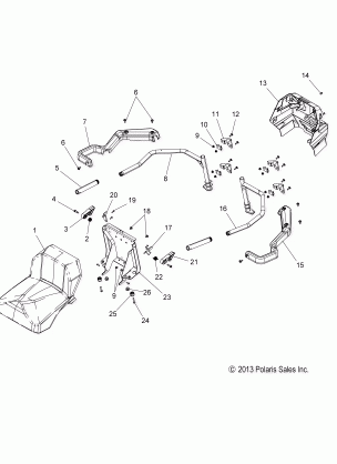 BODY PASSENGER SEAT and ARM REST ASM. - S19CEE5BSL (49SNOWSEAT14550PASS)