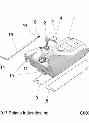 FUEL SYSTEM FUEL TANK ASM. - S19CEE5BSL (C600792)