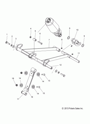 SUSPENSION TORQUE ARM FRONT - S19CEE5BSL (49SNOWFTA14550144)