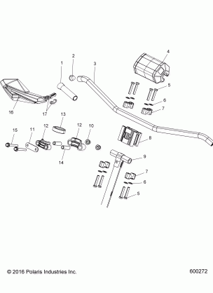 STEERING UPPER and HANDLEBAR ASM. - S19EEC8PS / PEB ALL OPTIONS (600272)