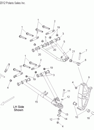 SUSPENSION CONTROL ARMS and SPINDLE - S14CG8 / CH8 ALL OPTIONS (49SNOWSUSPFRT13PRMK)