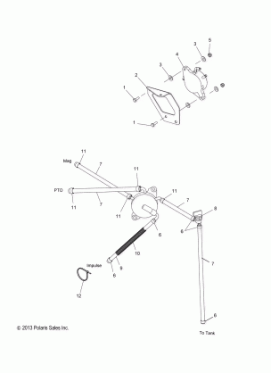 FUEL SYSTEM FUEL PUMP and LINES - S14CS5BSL / BEL (49SNOW FUELLINE14550)