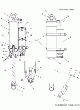 SUSPENSION SHOCK REAR TRACK - S14MX6JSA / JEA (49SNOWSHOCKIFS7044223)