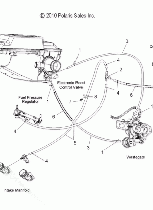 ENGINE REFERENCE HOSES - S14PT7FSL (49SNOWHOSES11TRBOIQLX)