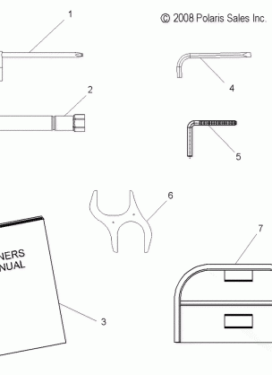 TOOLS TOOL KIT and OWNERS MANUAL - S14PT7FSL (49SNOWTOOL09FSTRG)