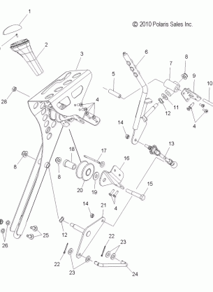 DRIVE TRAIN SHIFT LINKAGE - S14PU6NSL / NEL (49SNOWSHIFT11WIDE)