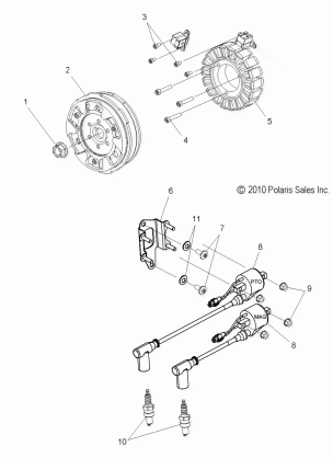 ELECTRICAL IGNITION SYSTEM - S14PU6NSL / NEL (49SNOWMAGNETO11WIDE)