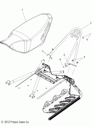 BODY SEAT MOUNTING - S14BP6GSA / GSL / GEL (49SNOWSEAT13RUSH)