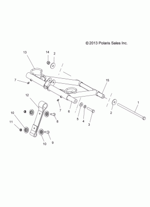 SUSPENSION TORQUE ARM FRONT - S14CB5BSA / BSL / BEL (49SNOWFTA14INDY)