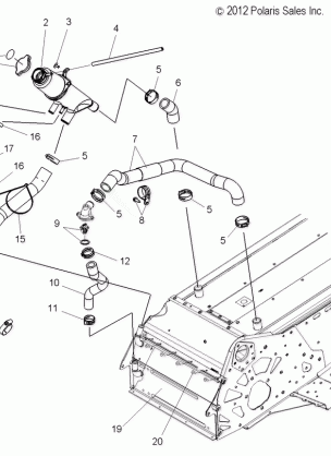 ENGINE COOLING SYSTEM - S13CB6 / CP6 (49SNOWCOOLING13INDY)