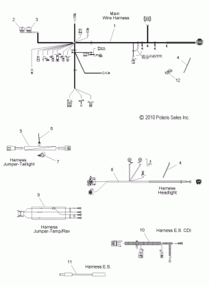 ELECTRICAL WIRING HARNESSES - S13PR5BSA / BSL / PS5BSL / BEL (49SNOWHARNESS11550136)