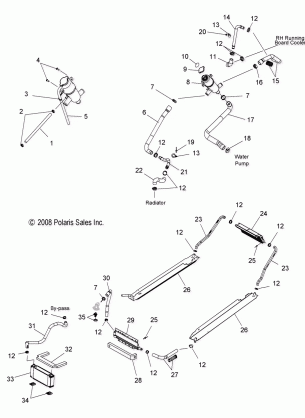 ENGINE COOLING SYSTEM - S13PT6HSL / HEL (49SNOWCOOLING09600TRG)