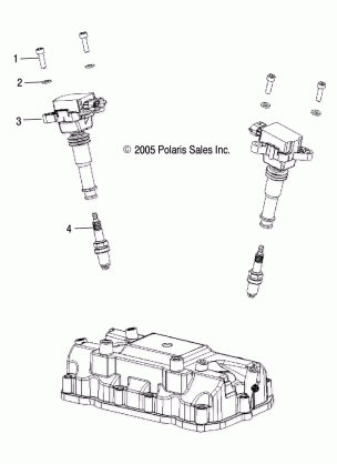 ELECTRICAL IGNITION COILS and SPARK PLUGS - S13PT7FSL (4997479747D06)