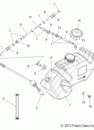 ENGINE OIL BOTTLE - S13PU6NSL / NEL (49SNOWOILBOTTLE13600WIDE)