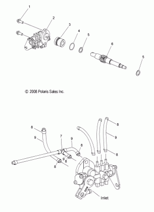 ENGINE OIL PUMP and LINES - S13PU6NSL / NEL (49SNOWOILPUMP10600TRG)