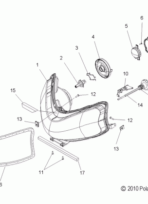 ELECTRICAL HEADLIGHT - S13PU6NSL / NEL (49SNOWHEADLGHT11WIDE)