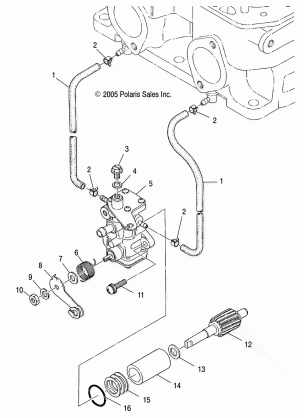 ENGINE OIL PUMP - S13SU4BEL (4997559755C11)