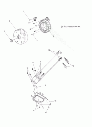 ELECTRICAL IGNITION SYSTEM - S12CG6GSA / GSL / GEL (49SNOWIGNITION12800PRMK)