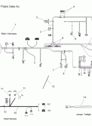 ELECTRICAL WIRE HARNESS - S12PD7FSL (49SNOWHARNESS11FSTSBLX)