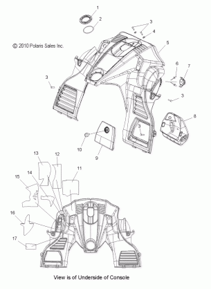 BODY CONSOLE - S12PT5BSL / BEL (49SNOWCONSOLE12550)