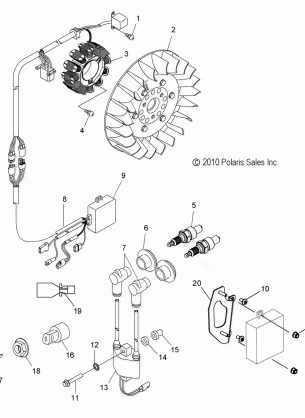 ELECTRICAL IGNITION SYSTEM and SWITCH - S12PT5BSL / BEL (49SNOWMAGNETO11550)