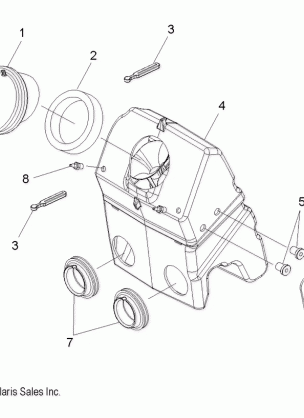 ENGINE AIR INTAKE SYSTEM - S12PT5BSL / BEL (49SNOWAIR12550)