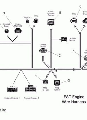 ENGINE WIRE HARNESS - S12PT7FSL (49SNOWHARNESS10FSTTRG)