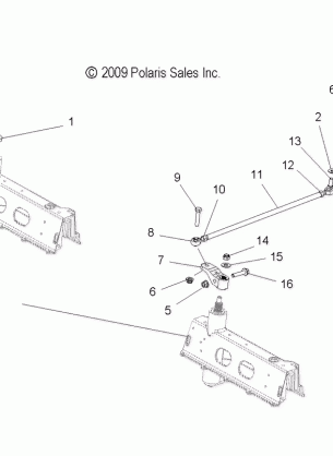 STEERING DRAG LINK - S12PT7FSL (49SNOWSTEERINGDRGLK10FSTTRG)