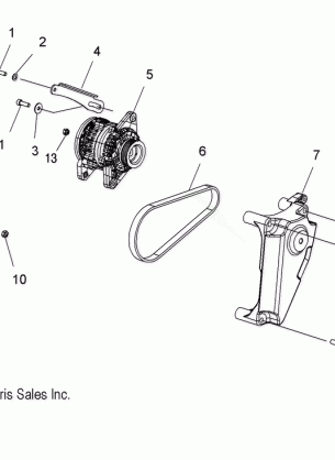 ENGINE ALTERNATOR - S12PT7FSL (49SNOWALTERNATORFSTSWTCH)