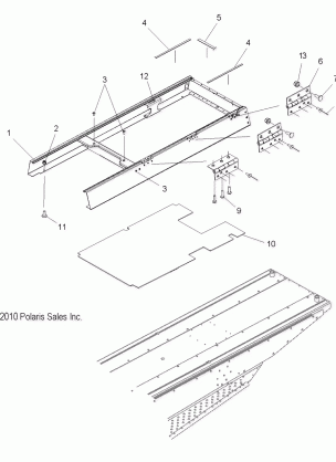 BODY SEAT RISER ASM. - S12PU6NSL / NEL (49SNOWRISER11WIDE)