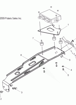 CHASSIS CLUTCH GUARD ASM. - S12PU6NSL / NEL (49SNOWCLUTCHGUARD10600WIDE)