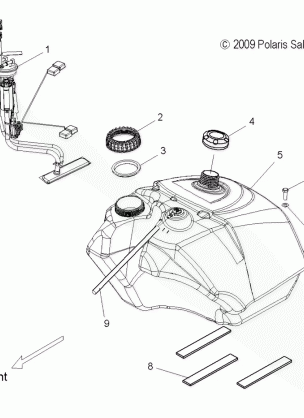 FUEL SYSTEM FUEL TANK ASM. - S12PU6NSL / NEL (49SNOWFUEL10600WIDE)