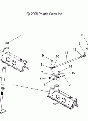 STEERING DRAG LINK - S12PU6NSL / NEL (49SNOWSTEERINGDRGLK10WIDE)