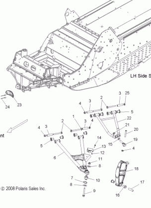 SUSPENSION FRONT - S12PU6NSL / NEL (49SNOWSUSPFRT10600WIDE)