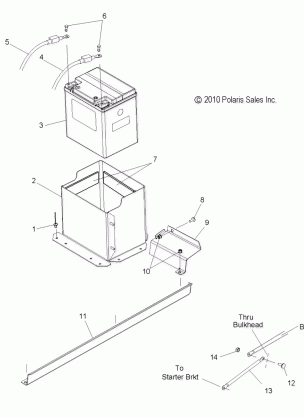 ELECTRICAL BATTERY - S12PU6NSL / NEL (49SNOWBATTERY11WIDE)