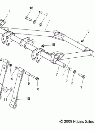 SUSPENSION TORQUE ARM FRONT - S12PU6NSL / NEL (49SNOWFTA10WIDEIQ)