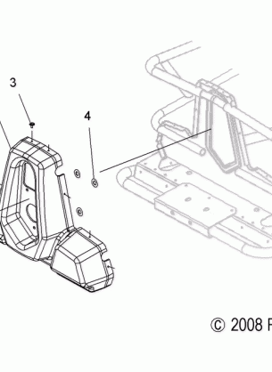 ELECTRICAL TAILLIGHT ASM. - S12PU6NSL / NEL (49SNOWTAILLIGHT09WIDE)