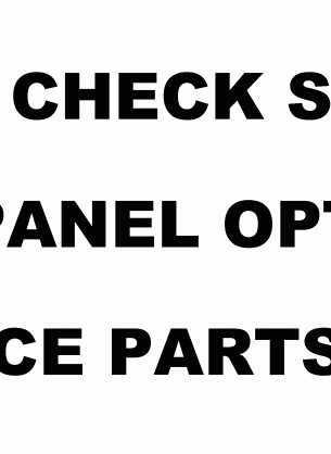 ACCESSORY SNOW CHECK SIDE PANEL OPTION - S12BP8 / BV8 ALL OPTIONS (49SNOWSNOWCHECKTEXT)